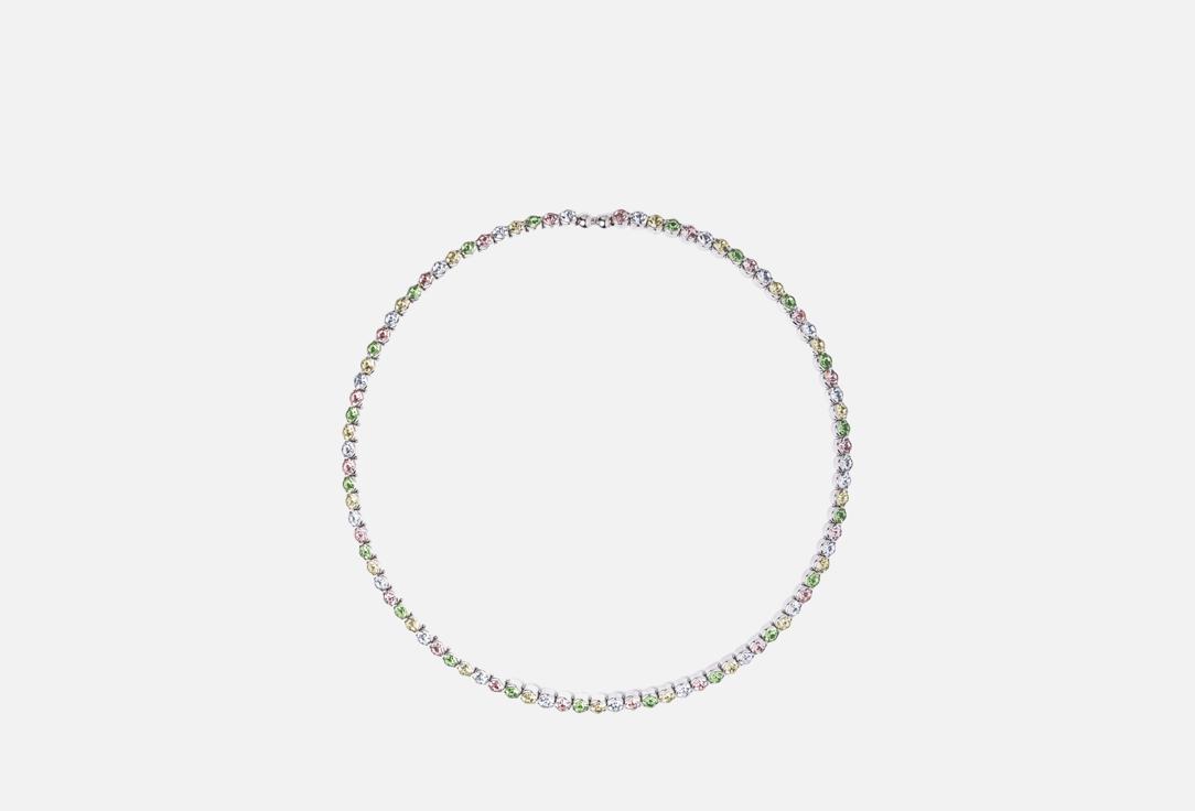 Изображение товара Колье Attribute Shop с разноцветными кристаллами для женщин стильное украшение