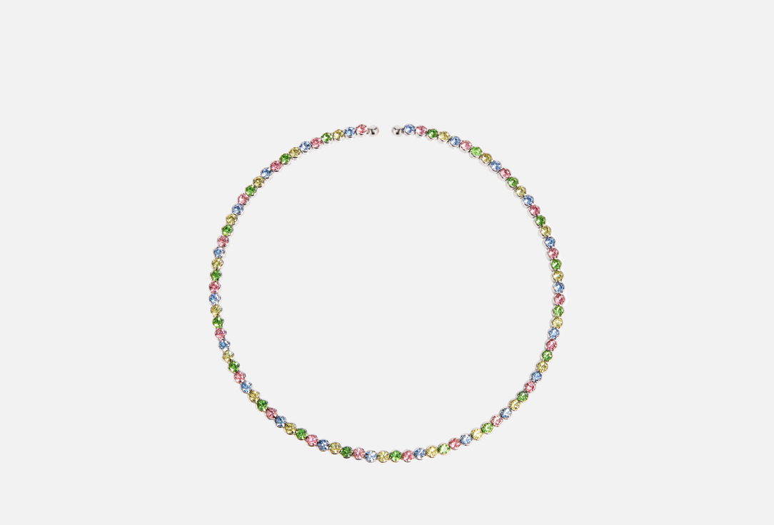 Изображение товара Колье Attribute Shop с разноцветными кристаллами для женщин стильное украшение