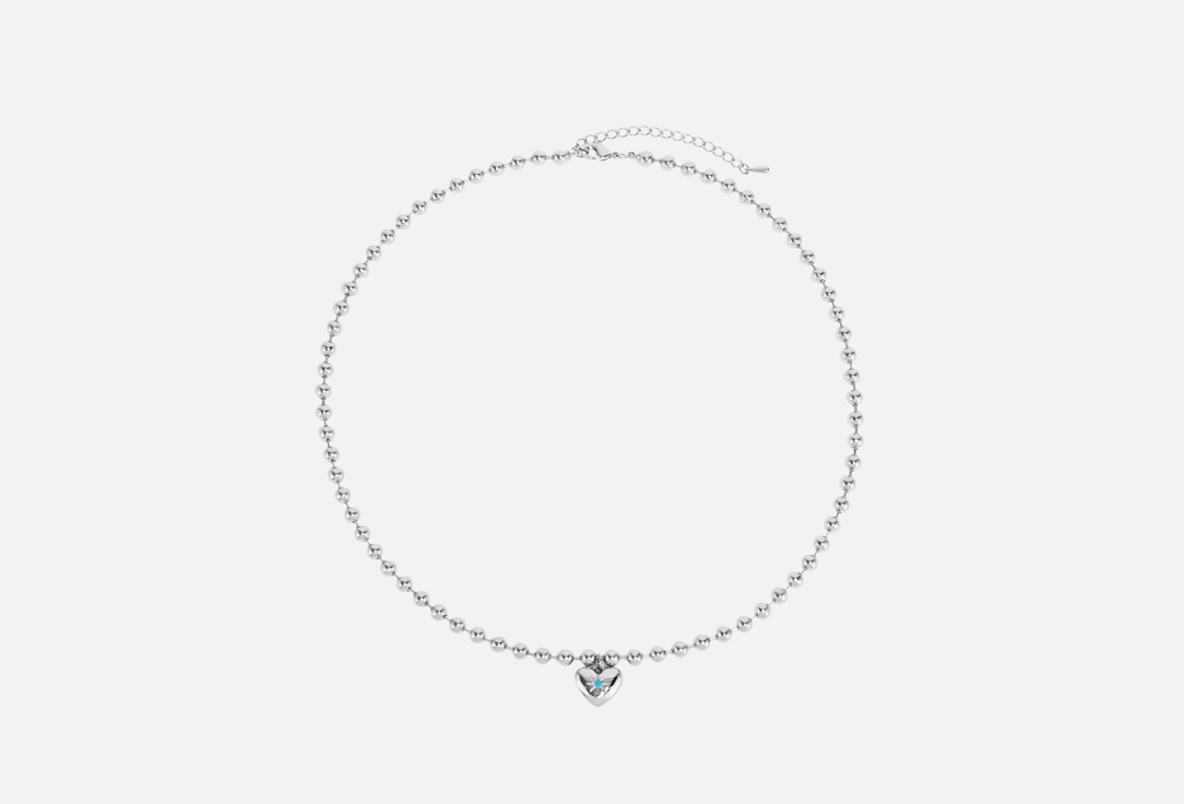 Изображение товара Стильная цепочка из ювелирного сплава с родиевым покрытием для женщин 40-45 см