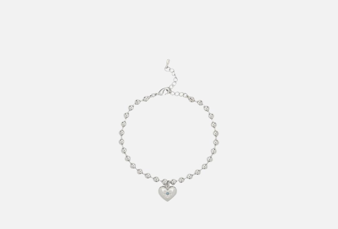 Изображение товара Браслет Attribute Shop из шариков с сердцем