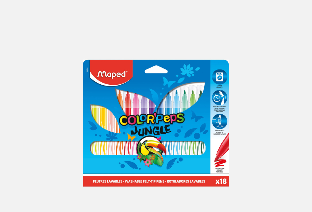 Изображение товара Набор фломастеров MAPED JUNGLE