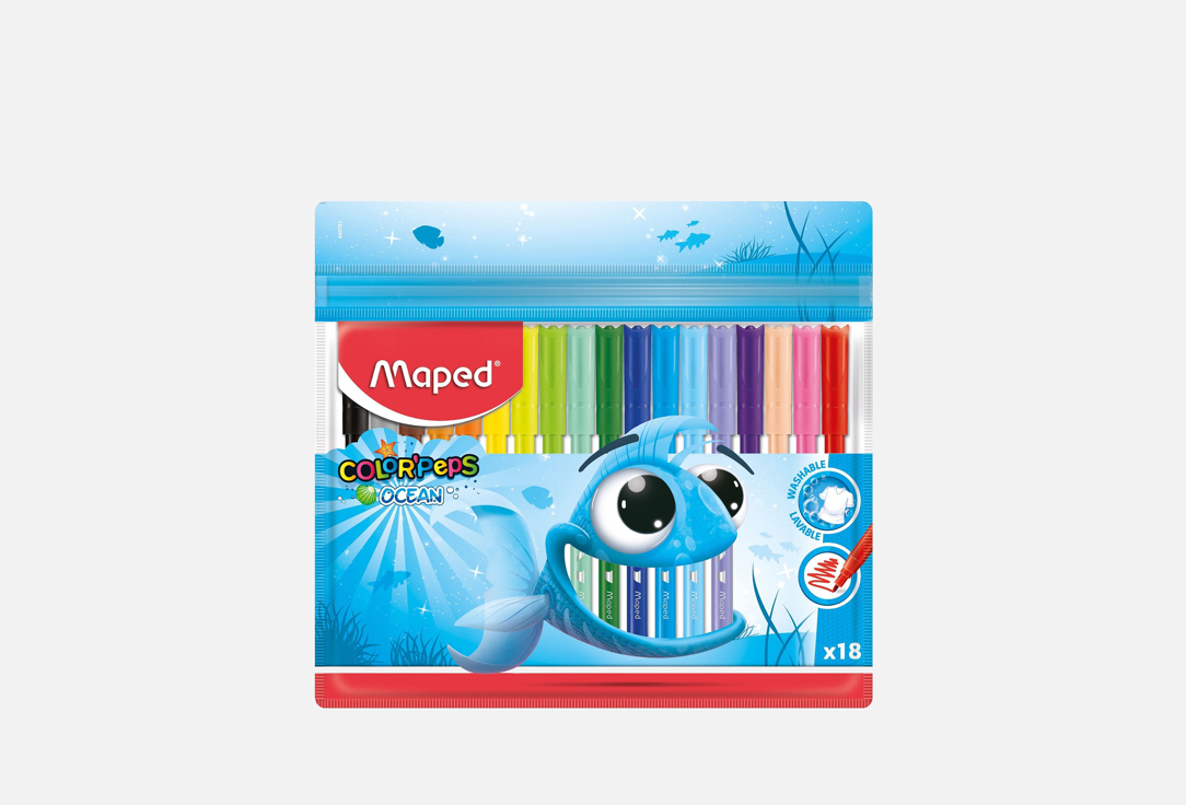

Набор фломастеров MAPED, COLOR'PEPS OCEAN 18 шт