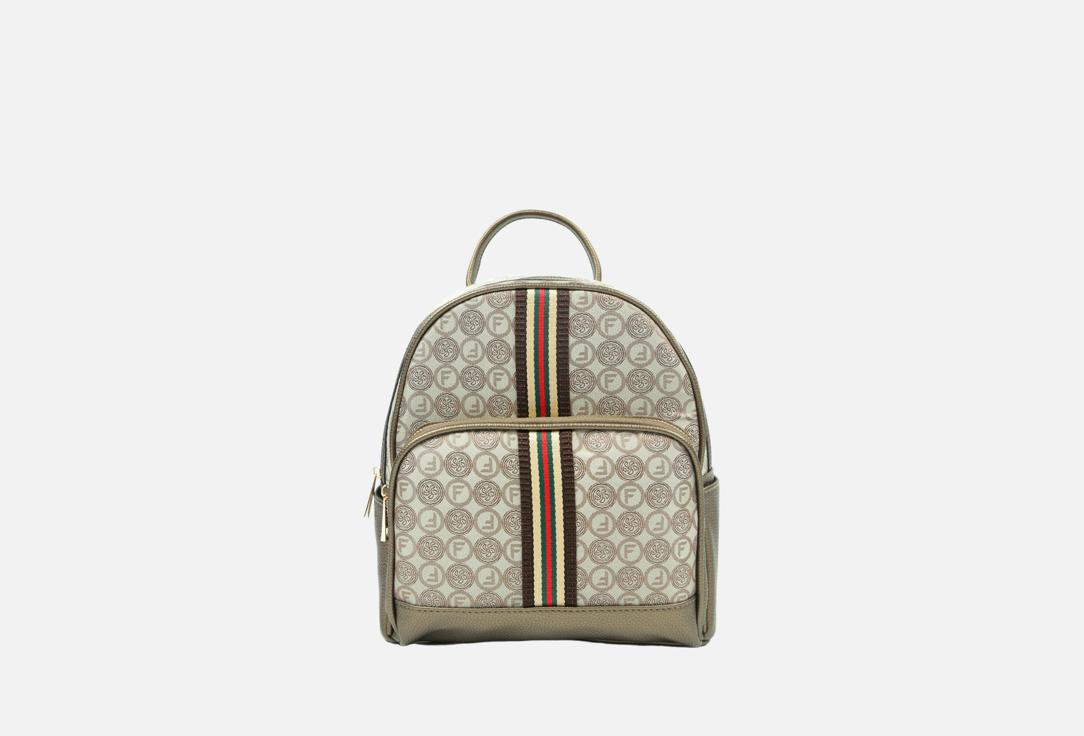 Изображение товара Стильный женский рюкзак fabretti FRC33550-13 из полиэстера с эко-кожей