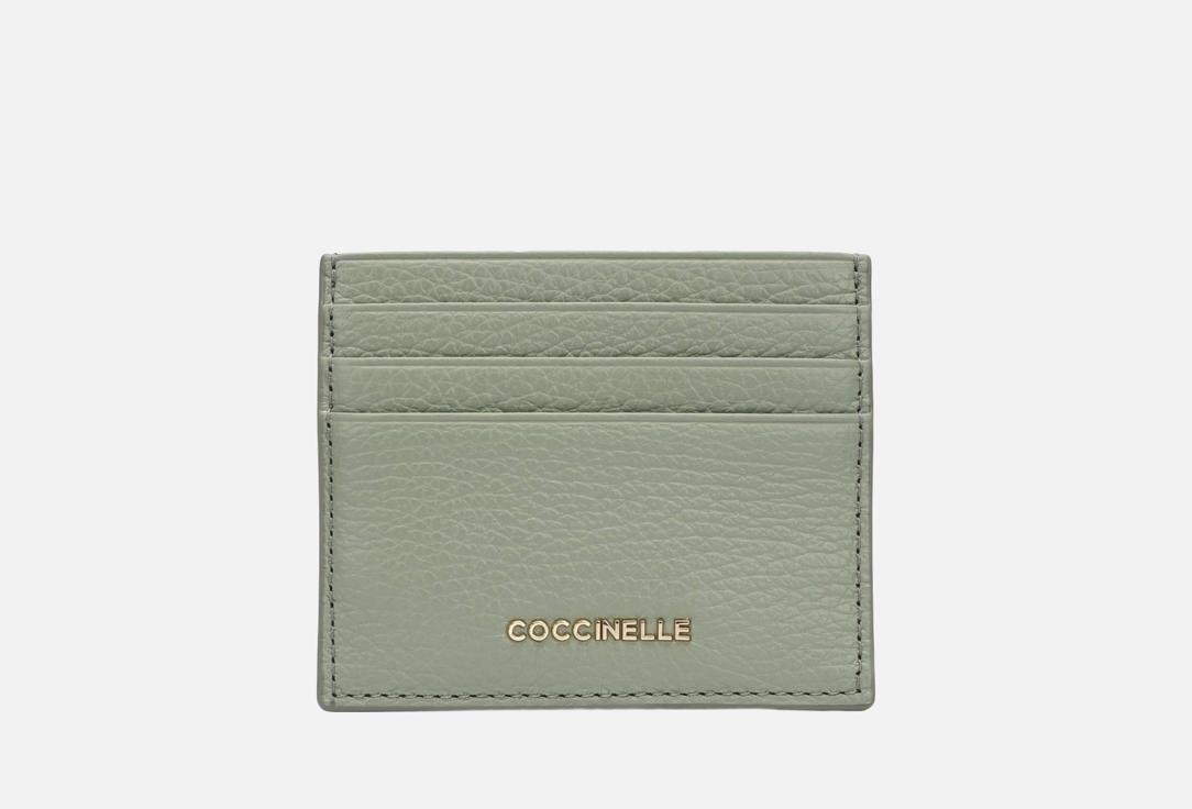 

Картхолдер кожаный COCCINELLE, Зеленый, METALLIC SOFT зелёный