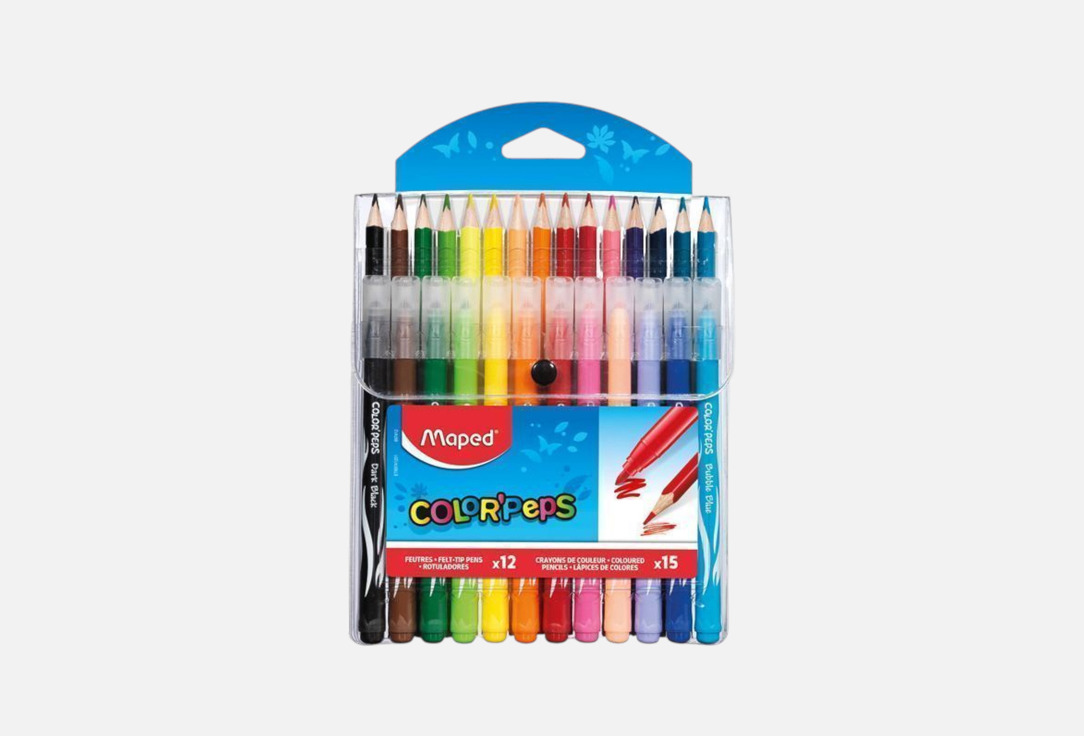 

Набор фломастеров и карандашей MAPED, COLOR'PEPS 27 шт