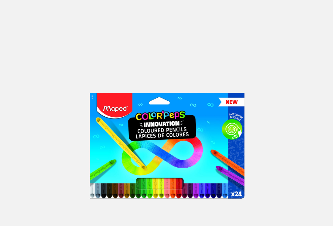 

Набор цветных карандашей MAPED, COLOR'PEPS INFINITY 24 шт