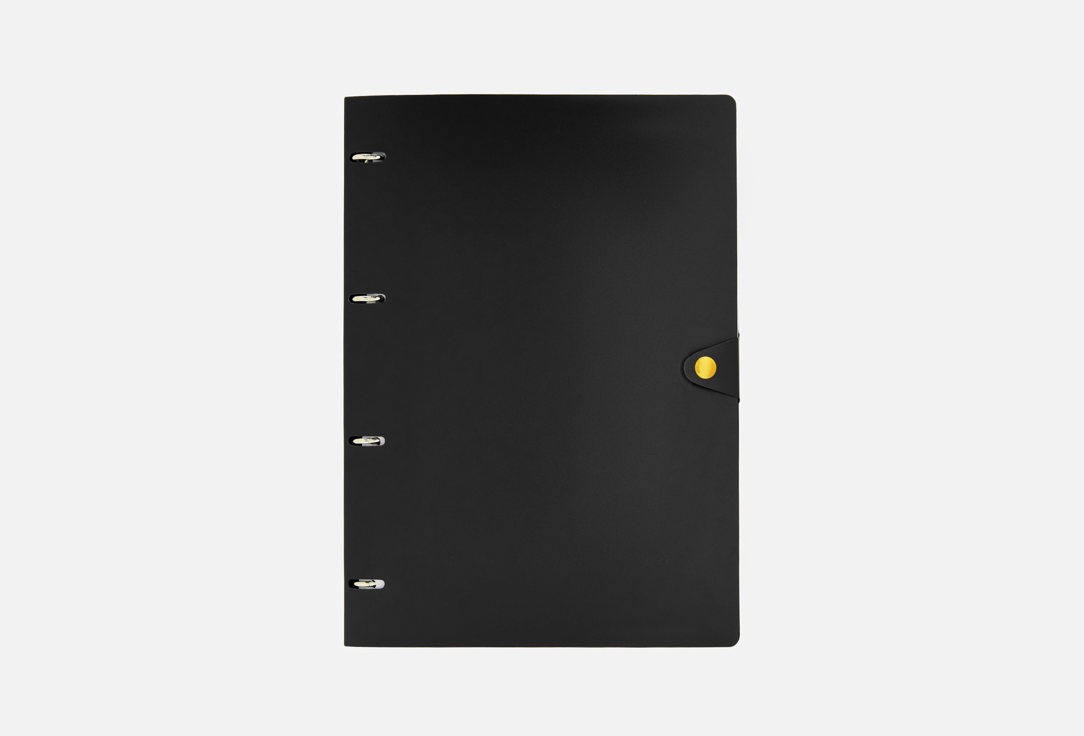 Изображение товара Тетрадь на кольцах LISTOFF Favorite Black А4 80 листов черный пластик