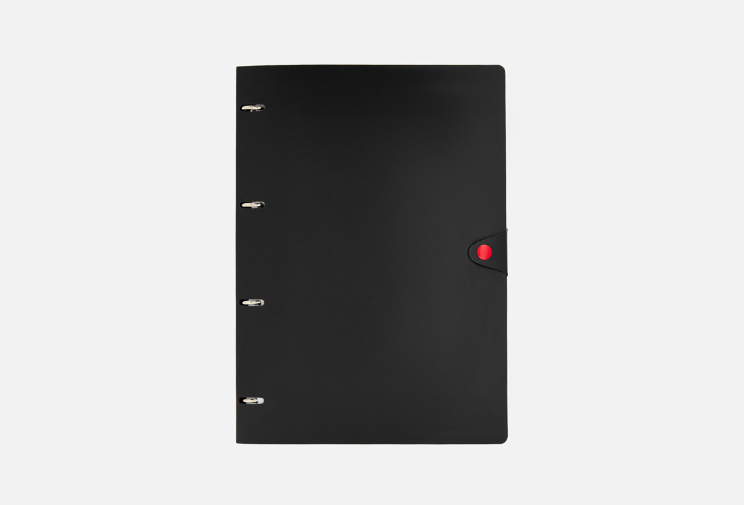 Изображение товара Тетрадь на кольцах LISTOFF Favorite Black A4 80 листов с фиксатором