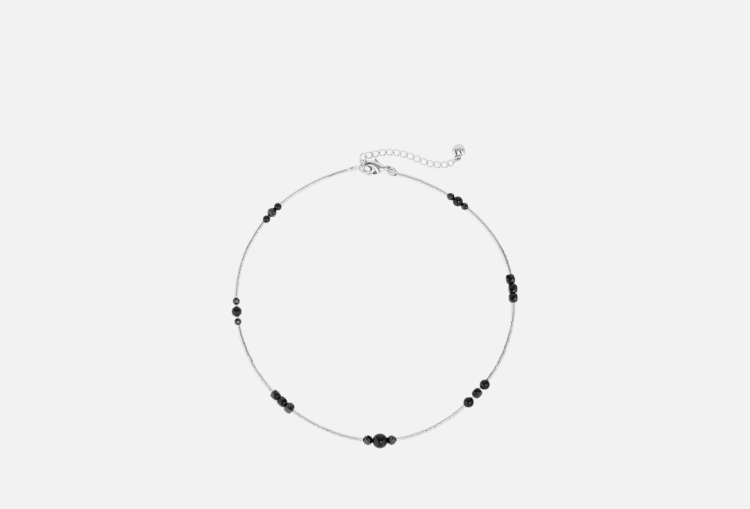 

Чокер 8 OTTENKOV, Из гематита с натуральным агатом и шпинелью 1 шт