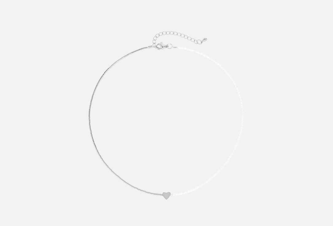 

Чокер 8 OTTENKOV, Из гематита с белыми цирконами 1 шт