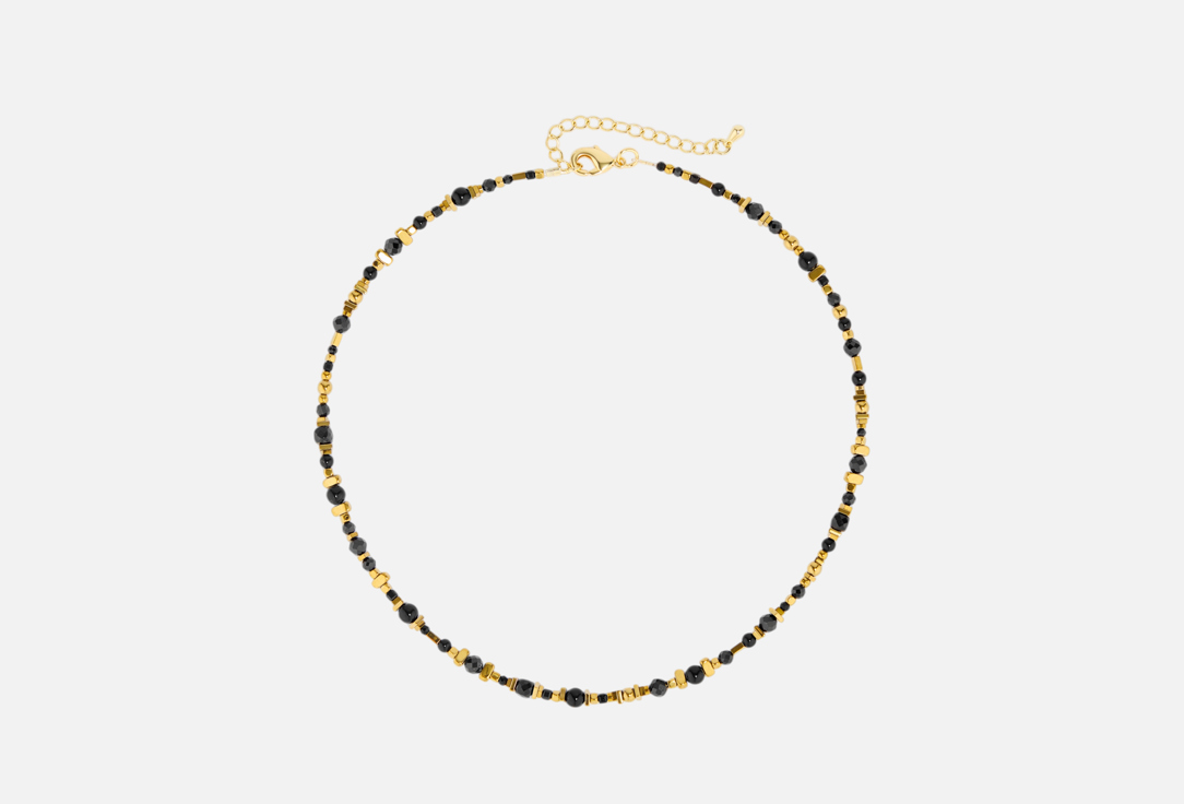 

Чокер 8 OTTENKOV, Из натурального агата и шпинели с гематитом 1 шт