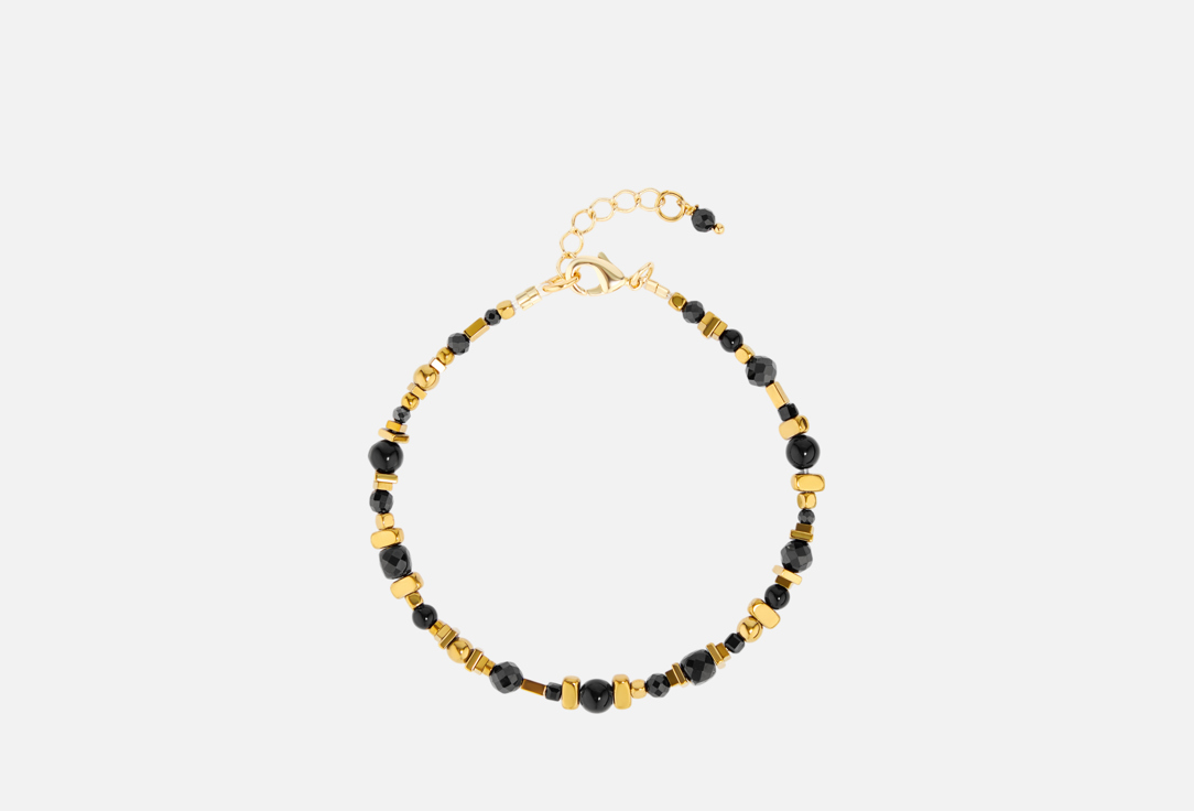 

Браслет 8 OTTENKOV, Из натурального агата с гематитом 1 шт