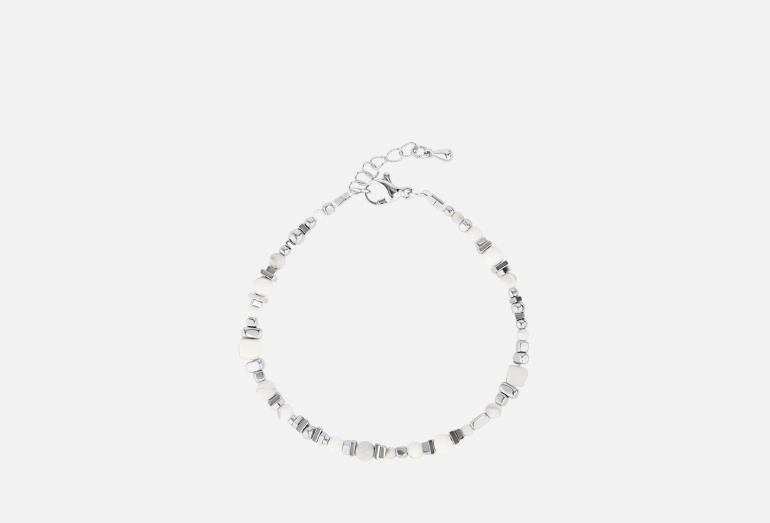 

Браслет 8 OTTENKOV, Из натурального говлита с гематитом 1 шт