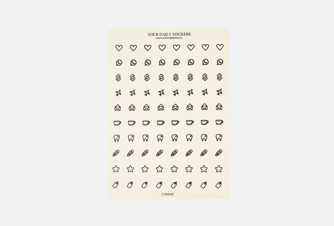 

Стикерпак OMARIE, Icon 02 1 шт