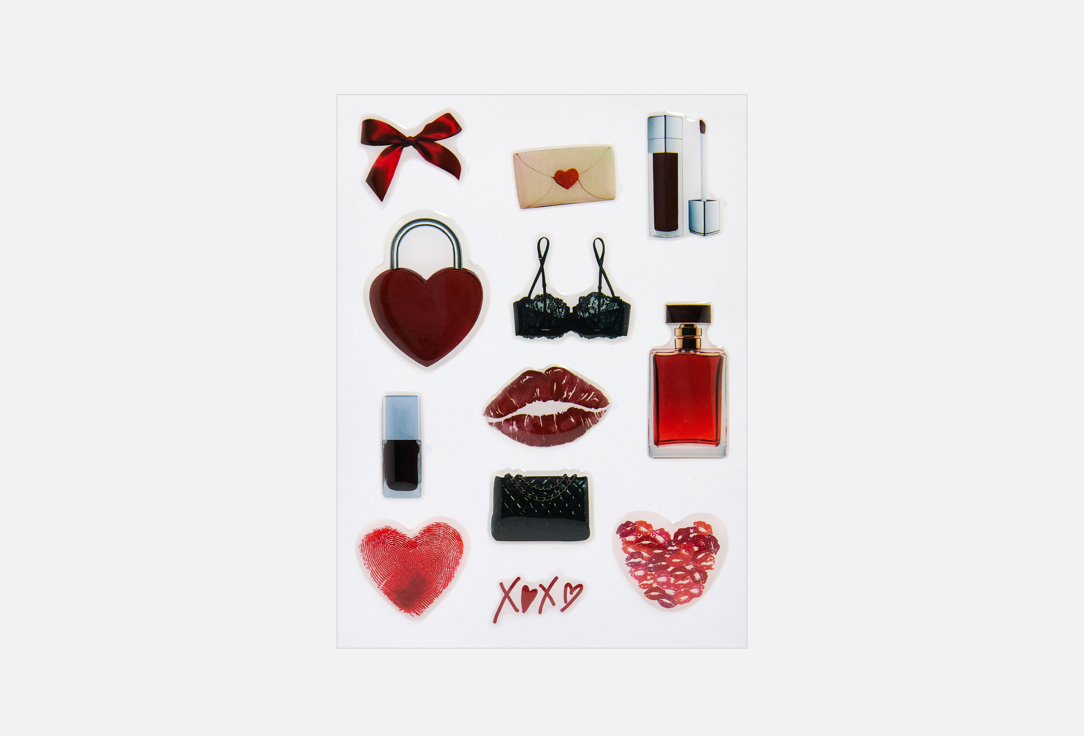 

Наклейки PABUR, Red 12 шт