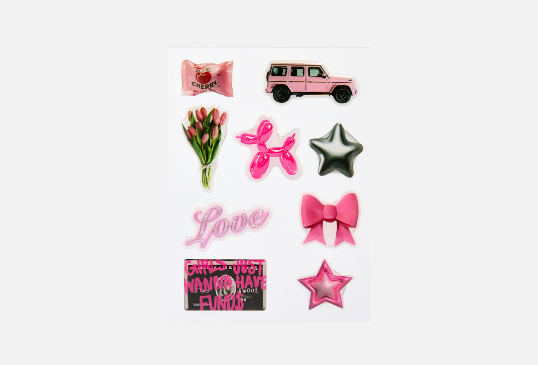 

Наклейки PABUR, Love 9 шт