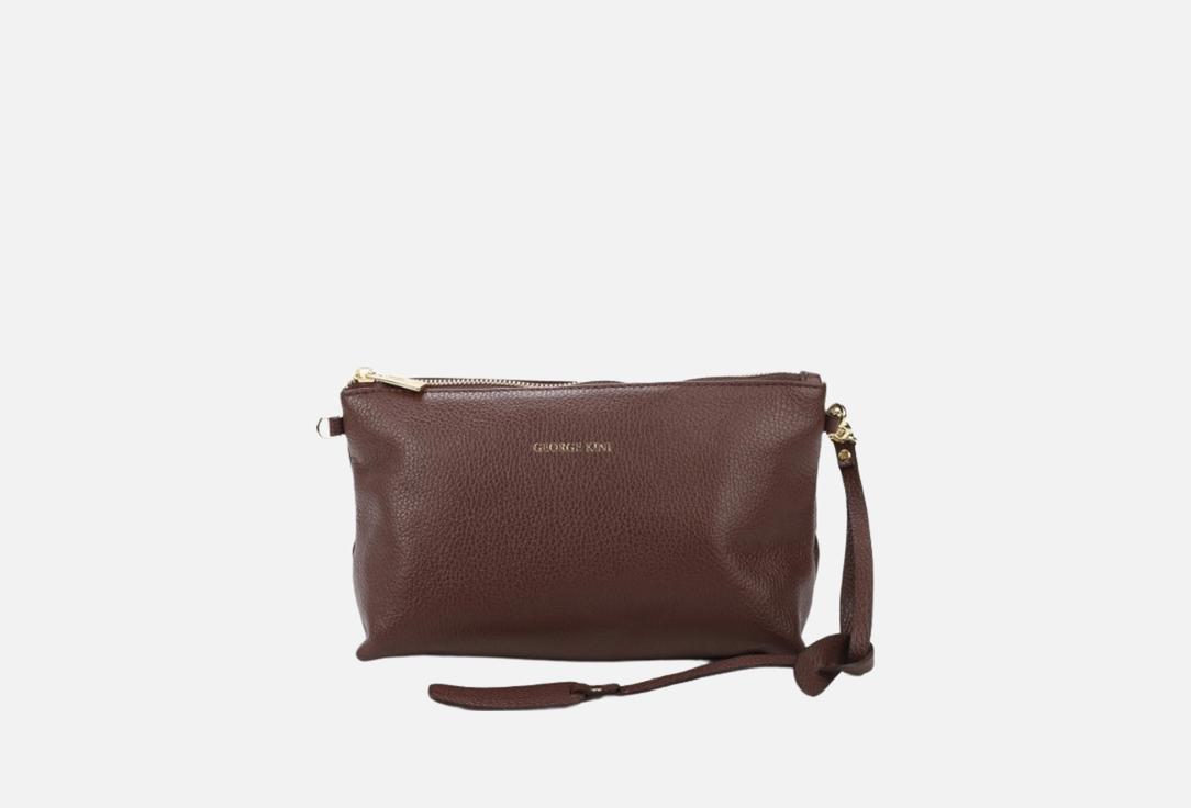 Изображение товара Сумка кросс-боди кожаная GEORGE KINI TRAVELLER MINI Moca