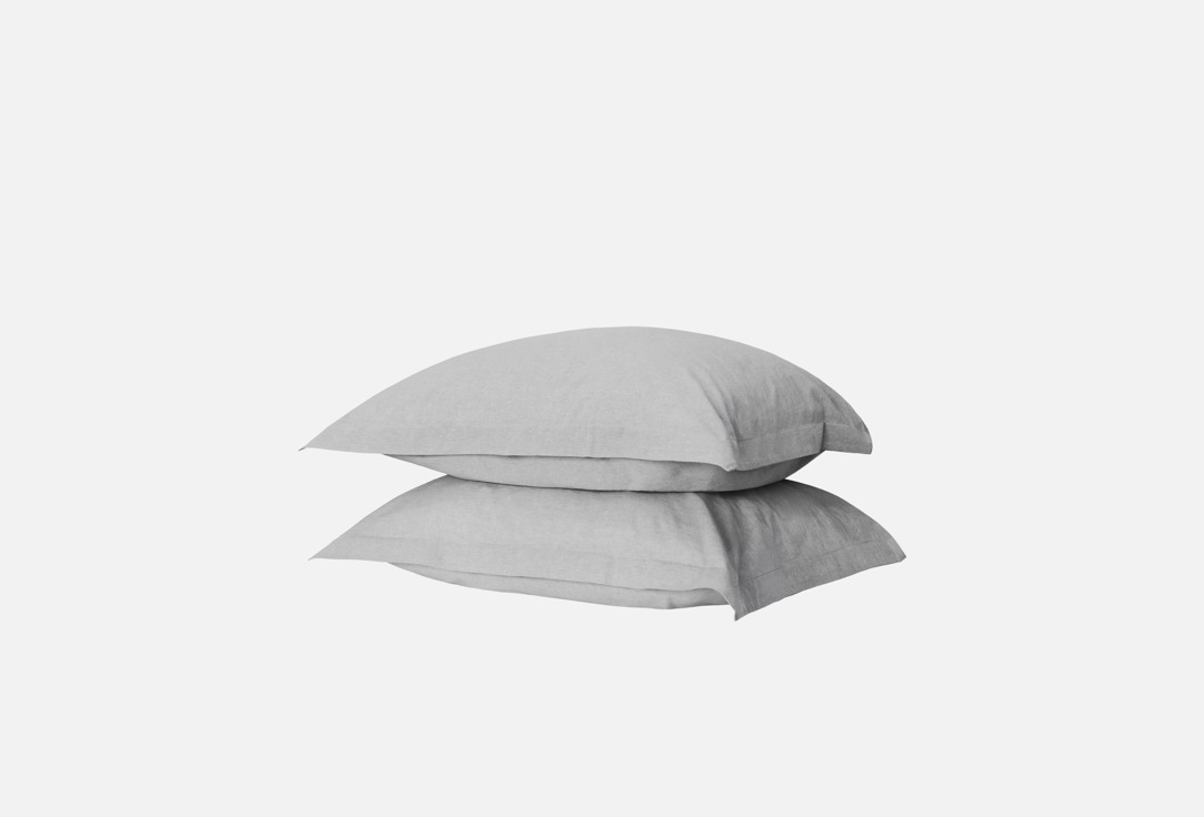 Изображение товара Комплект оксфордских наволочек VERETIĒ grey rock, серый, 50х70