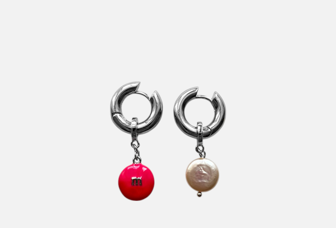Серьги OH!CHERRIES M&M PINK+PEARL 2 шт