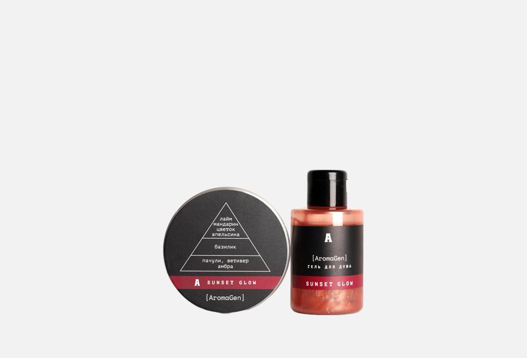 

Подарочный набор для душа и ванны AROMAGEN, Sunset glow 2 шт