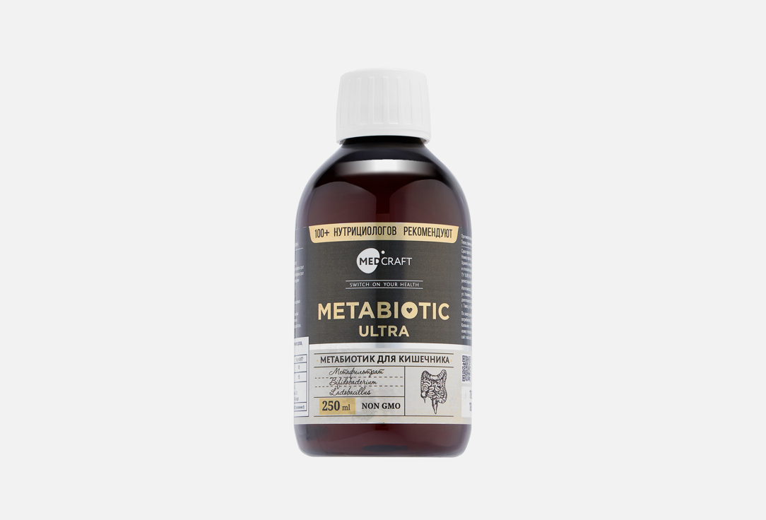Изображение товара БАД MedCraft Метабиотик для кишечника ультра 250 мл