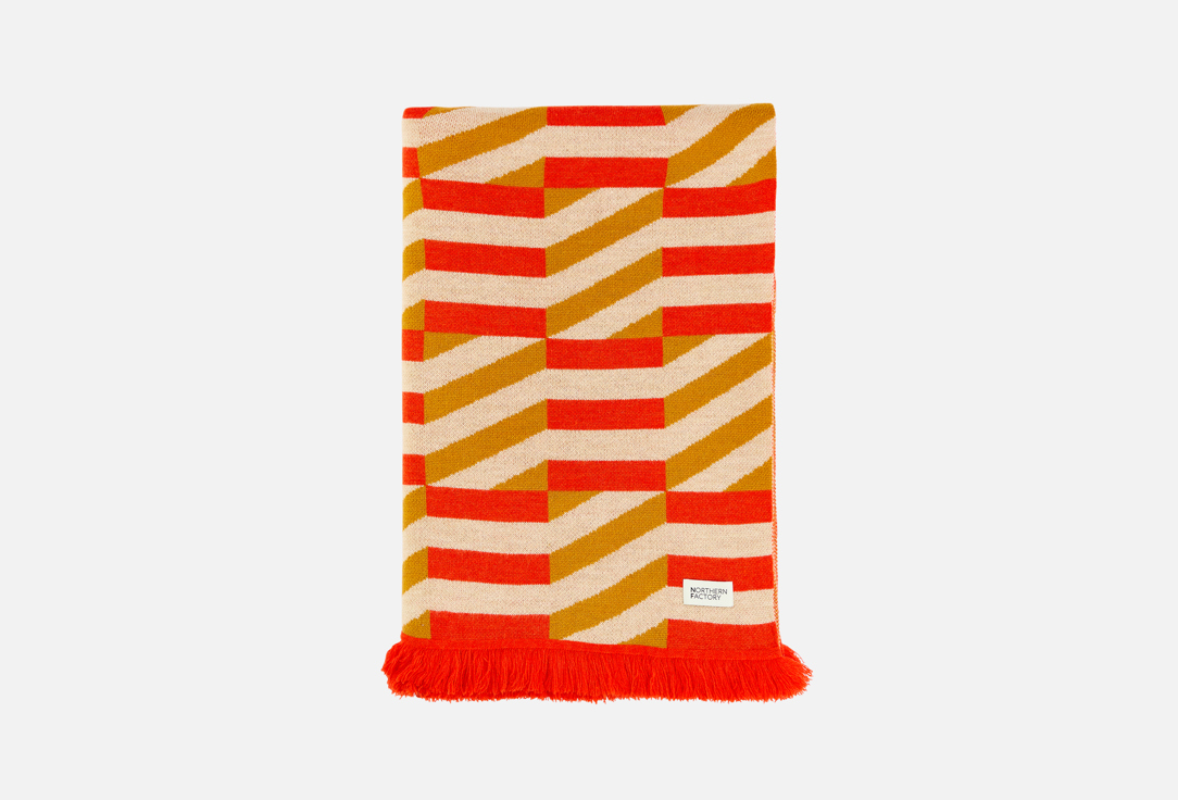 

Шерстяной плед NORTHERN FACTORY, Принт, Nord 200х155