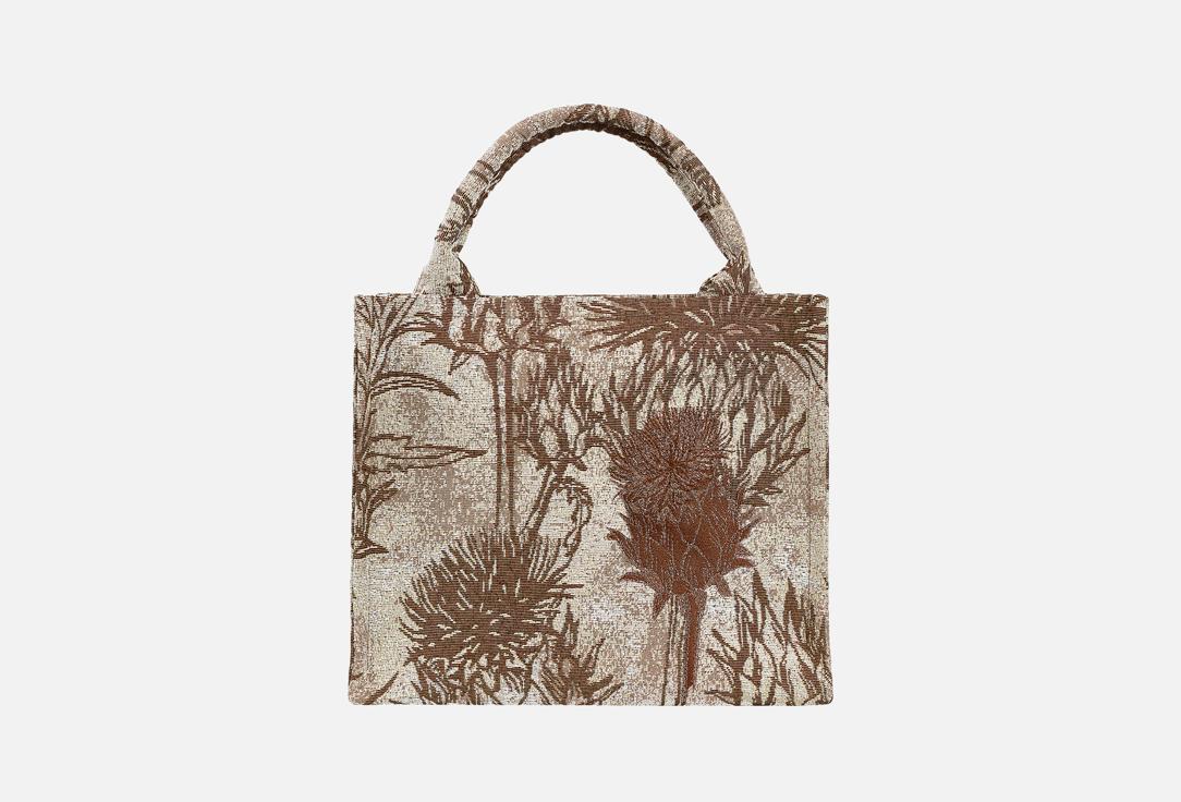 

Сумка тоут из жаккарда PEPFER, Принт, Чертополох