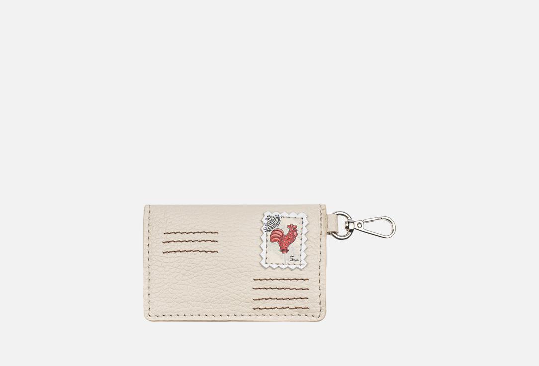 

Кожаная карточница PEPFER, Принт, Петушок