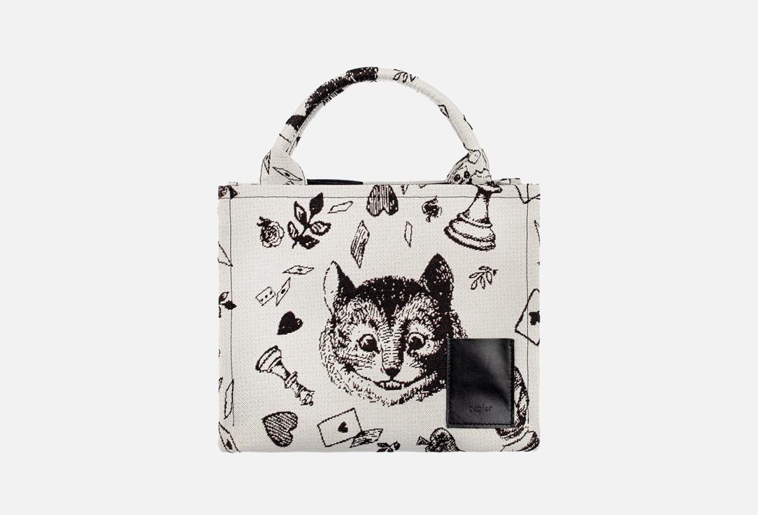 Изображение товара Стильная женская сумка тоут из жаккарда Pepfer Alice с регулируемым ремнём