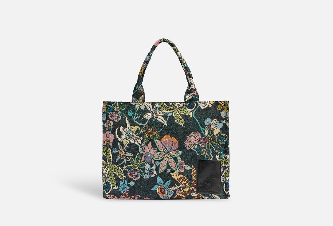 

Сумка тоут из жаккарда PEPFER, Принт, Orchid