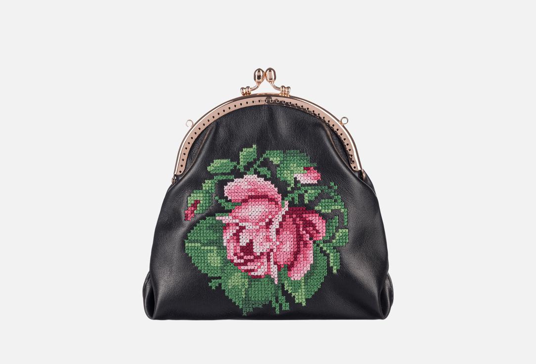 

Кожаная сумка кросс-боди PEPFER, Черный, Роза