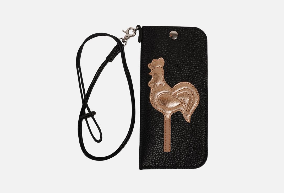 Изображение товара кожаный футляр для очков Pepfer петушок