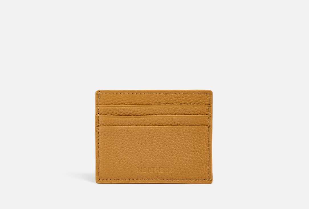 Изображение товара Кожаный картхолдер NORTHERN FACTORY горчичный компактный и стильный