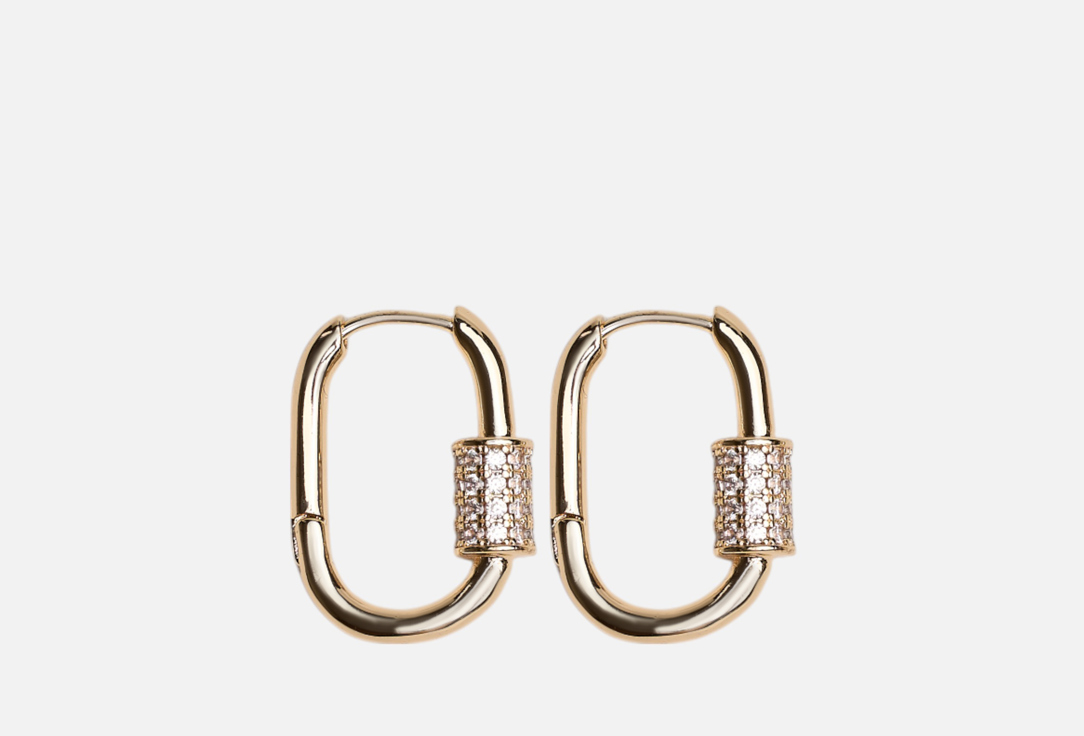 Изображение товара Серьги 19.stone с фианитами в золоте