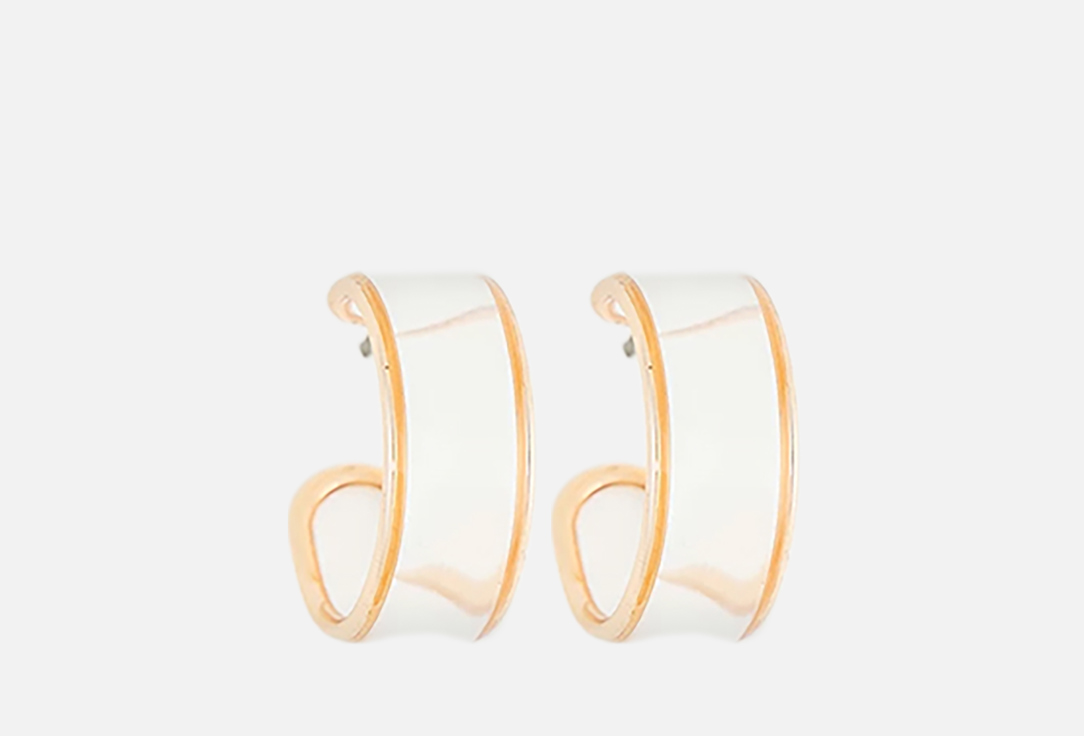 Изображение товара Серьги Marmalato полукольца прозрачные