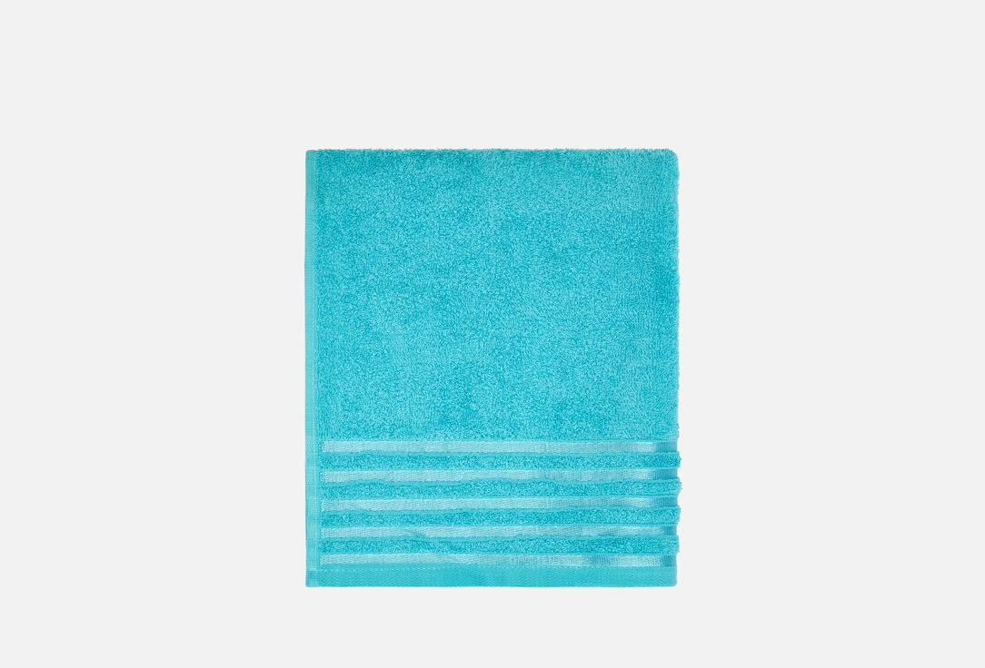 Изображение товара Махровое банное полотенце BIO-TEXTILES Ринг 50х90 синее высокое качество