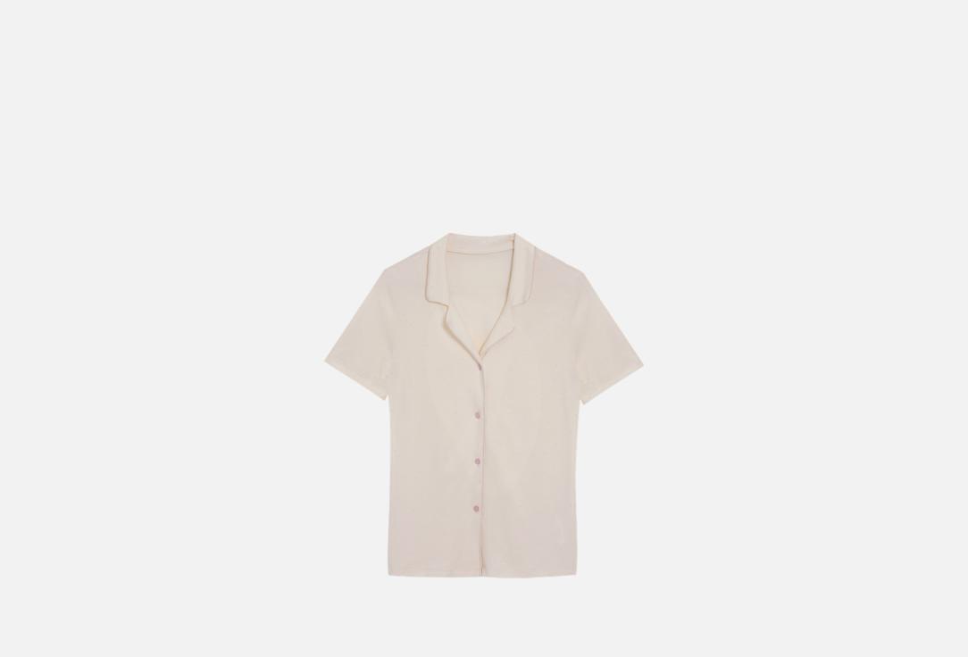 Изображение товара Женская пижама с шортами Mark Formelle Молочная хлопок и модал демисезон