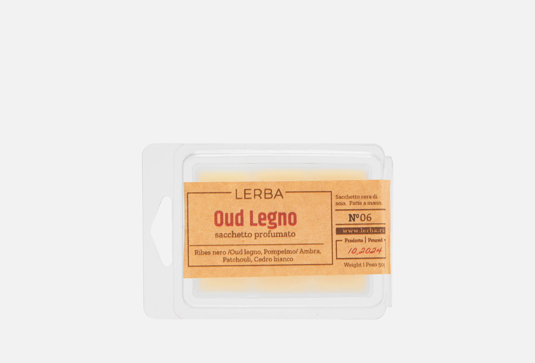 

Ароматический воск LERBA, №06 Oud wood 50 г