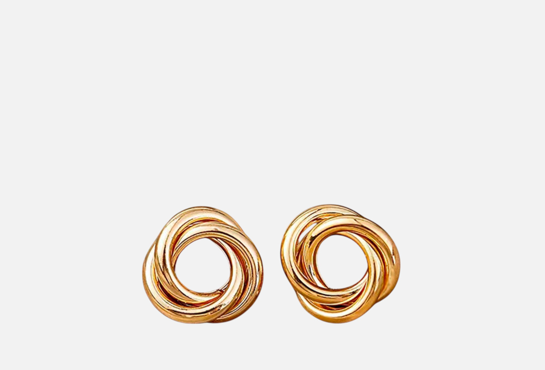 Изображение товара Серьги Великолепна. Я Симфония - элегантные золотые пусеты для женщин