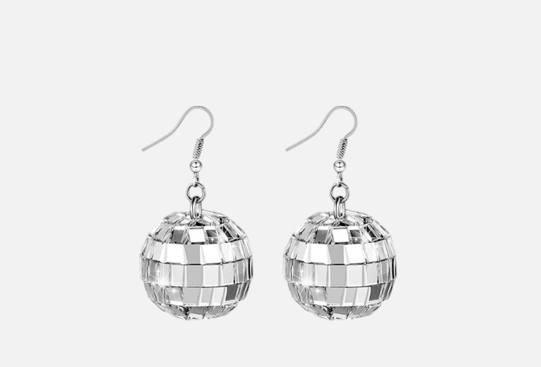 Изображение товара Стильные зеркальные серьги-д Discovery с эффектом сияния для женщин