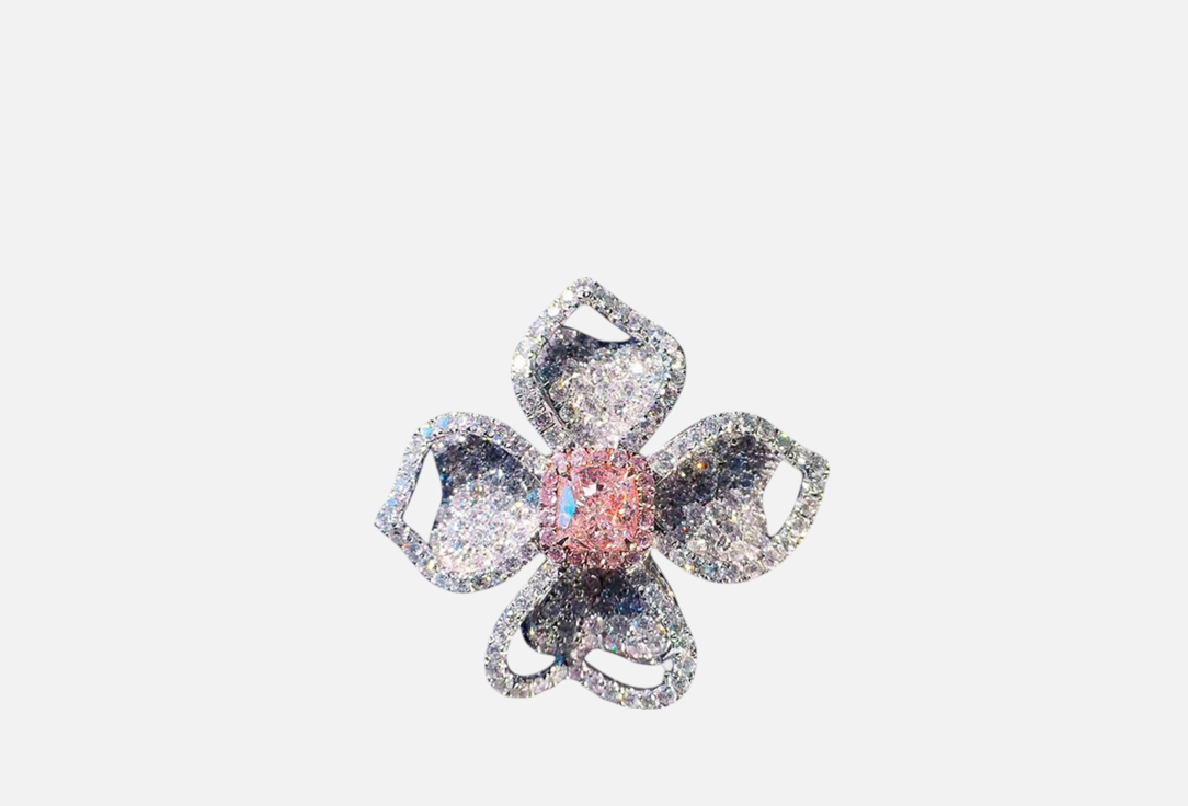 Изображение товара Кольцо Великолепна.Я Блум с розовым кристаллом и стразами для женщин