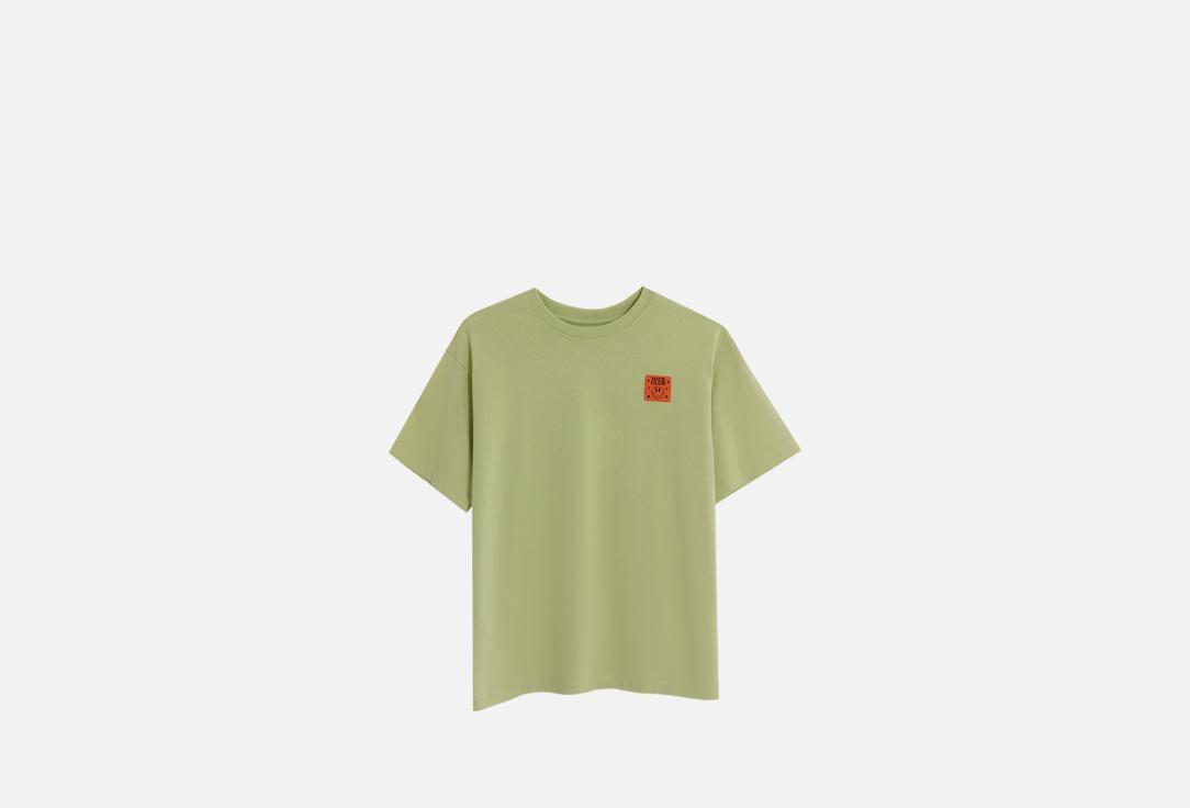 Изображение товара Женская футболка Mark Formelle зеленая с принтом оверсайз для демисезона