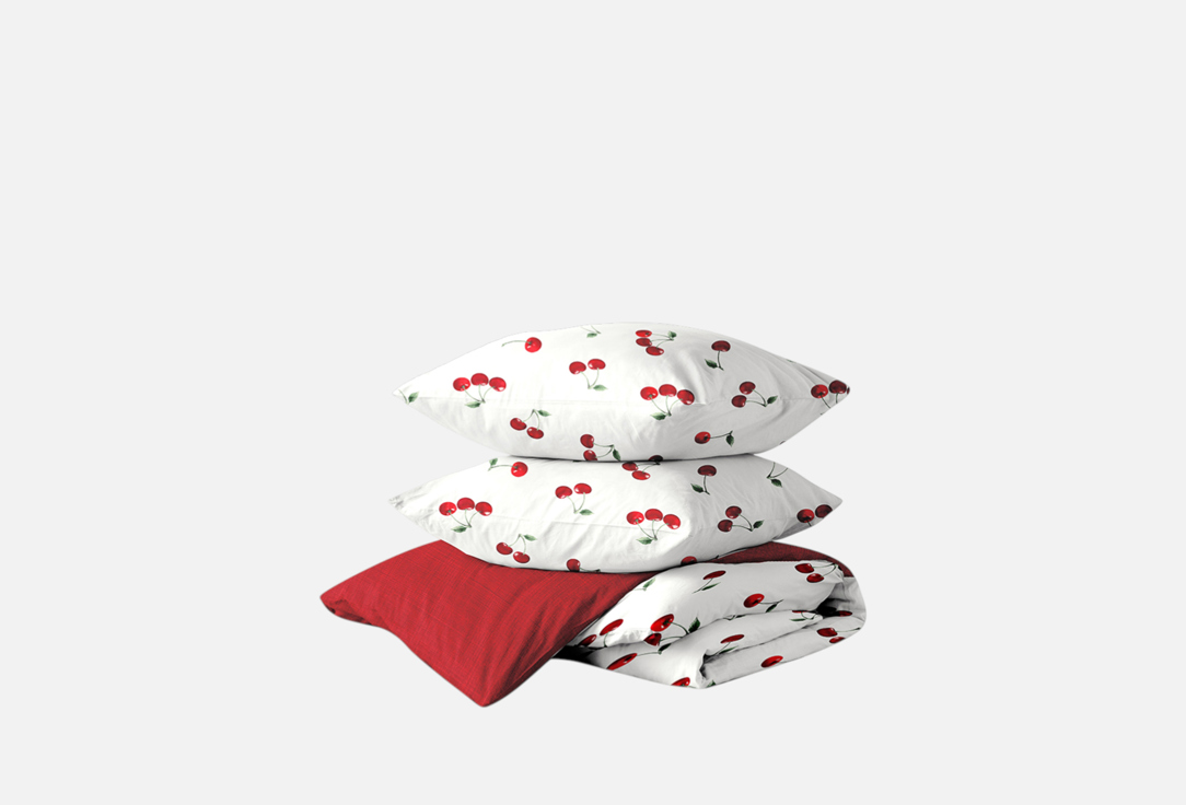 

Комплект постельного белья УНИСОН, Принт, Cherry Kiss, двуспальный 2-спальный мл