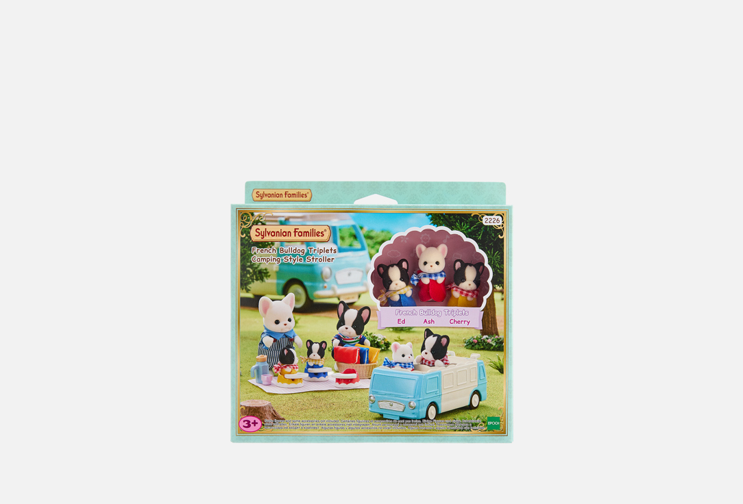 

Игровой набор SYLVANIAN FAMILIES, Тройняшки Французские бульдоги