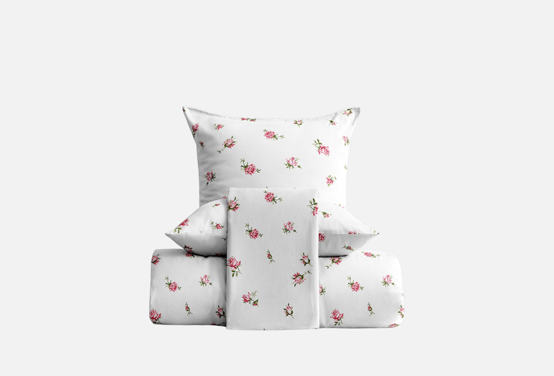 

Комплект постельного белья MIA CARA, Принт, Roses Allure, двуспальный 2-спальный мл