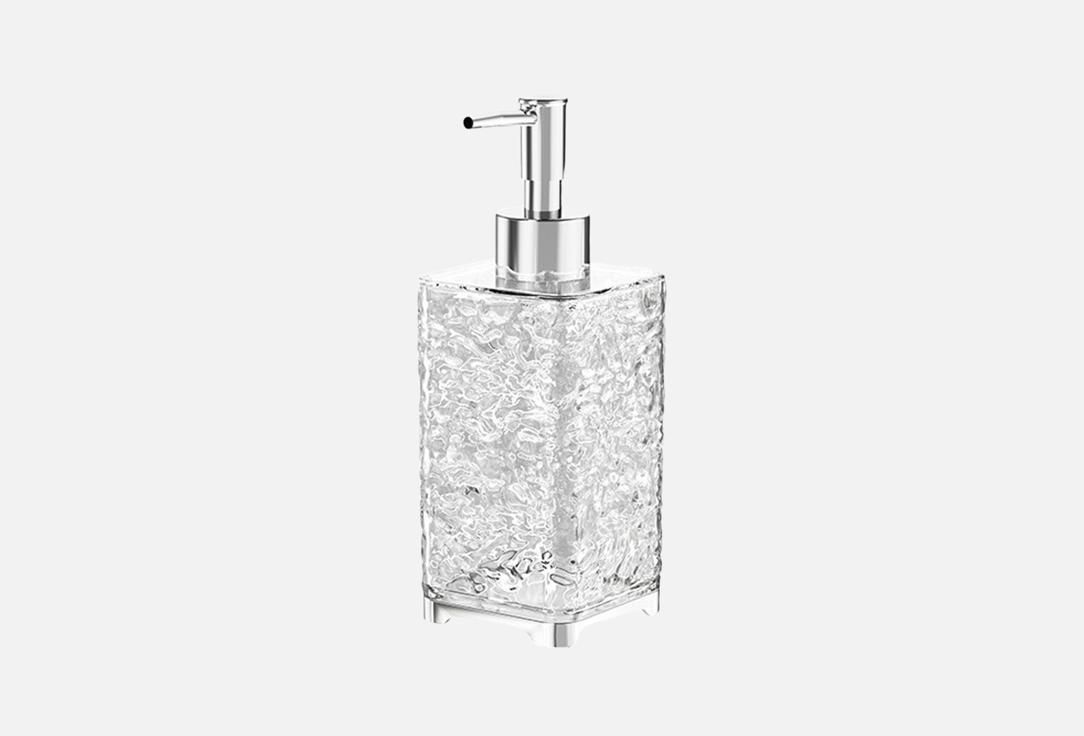 

Дозатор для жидкого мыла L.AMORE, Прозрачный, Прозрачный, большой, 18,5 см 400 мл