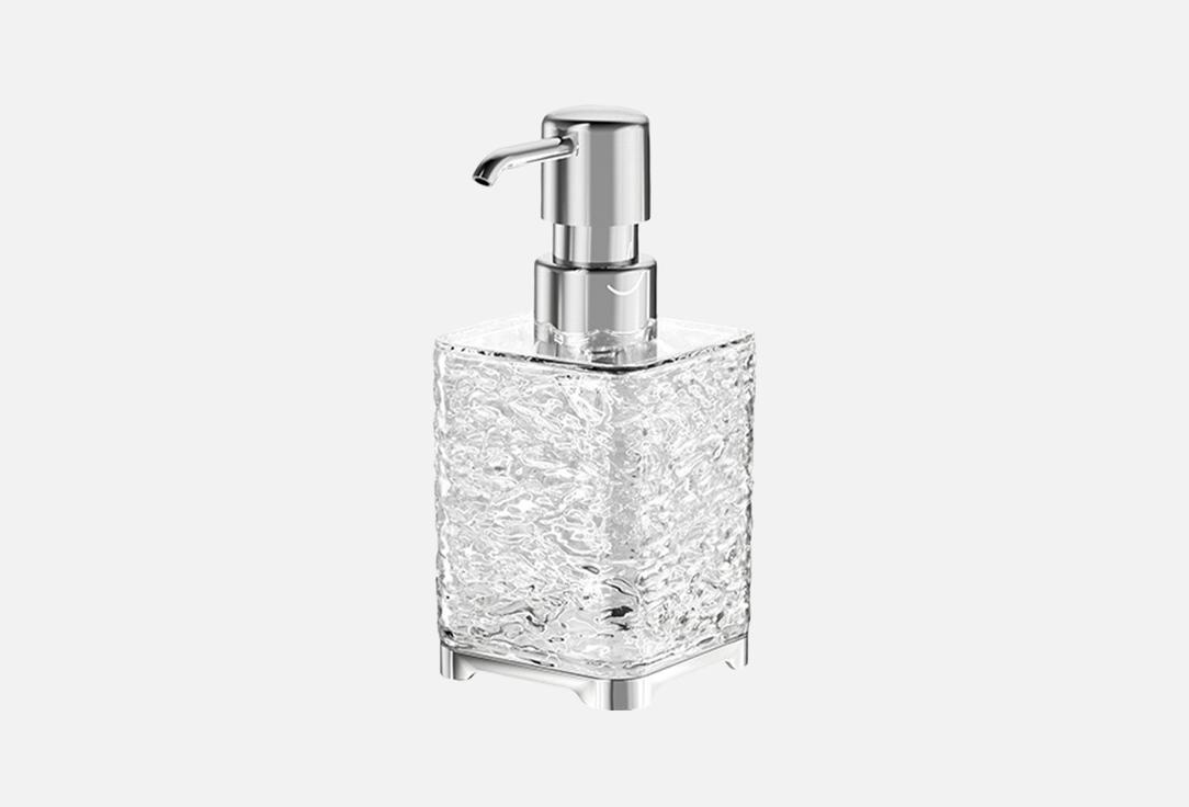 

Дозатор для жидкого мыла L.AMORE, Прозрачный, Прозрачный, маленький, 14,5 см 300 мл