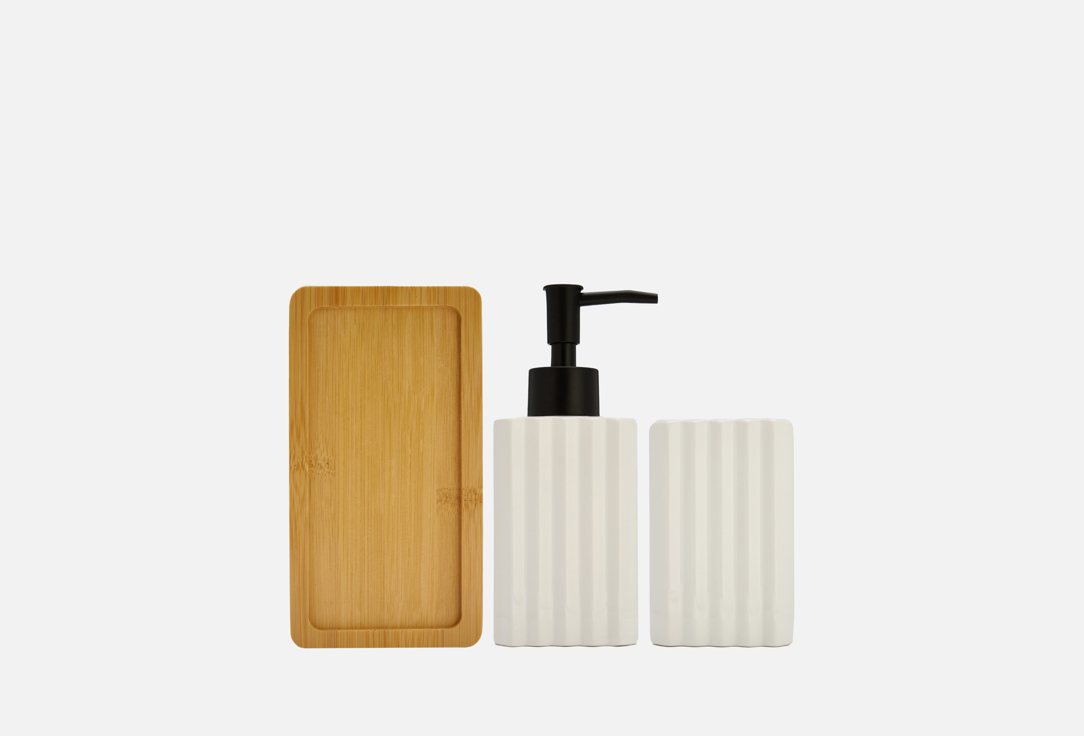 Изображение товара Набор аксессуаров для ванной комнаты и туалета DENEZO Emily