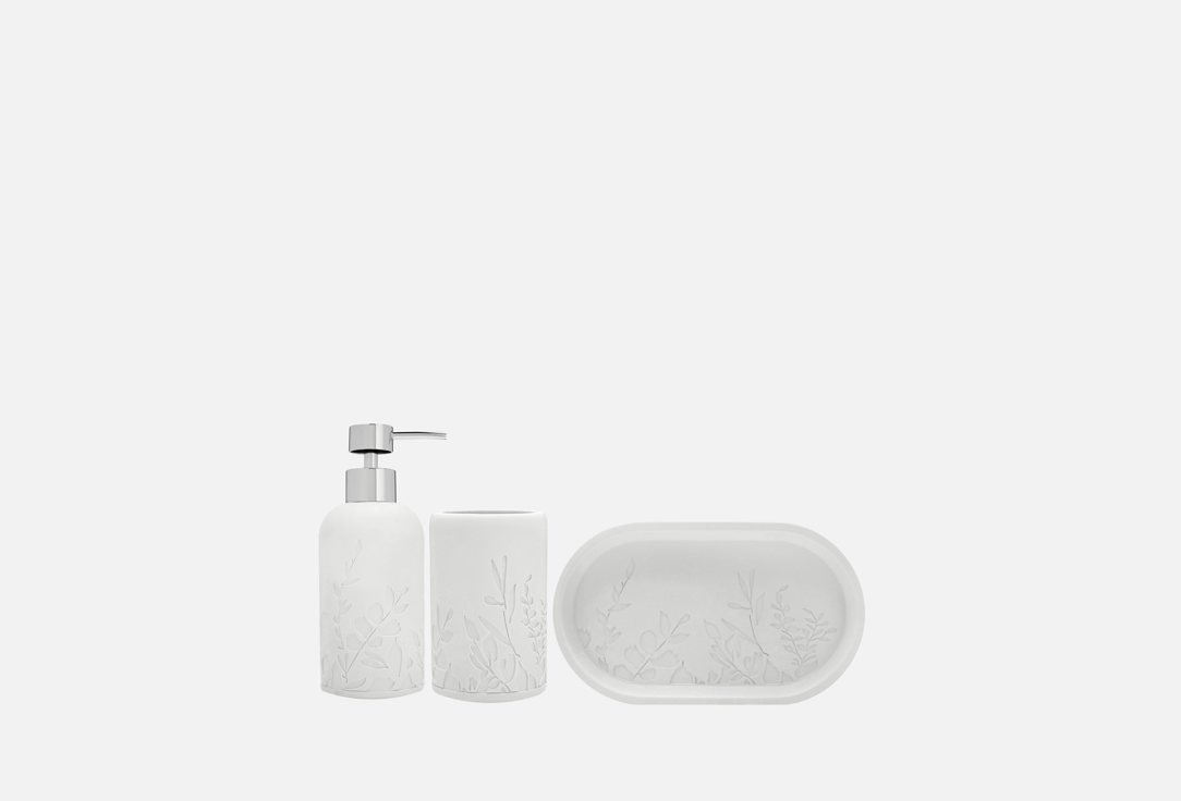 

Набор аксессуаров для ванной комнаты и туалета DENEZO, Белый, Sydney-3 1 шт