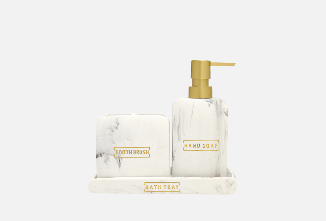 Изображение товара Набор аксессуаров для ванной комнаты и туалета DENEZO Mabel-3